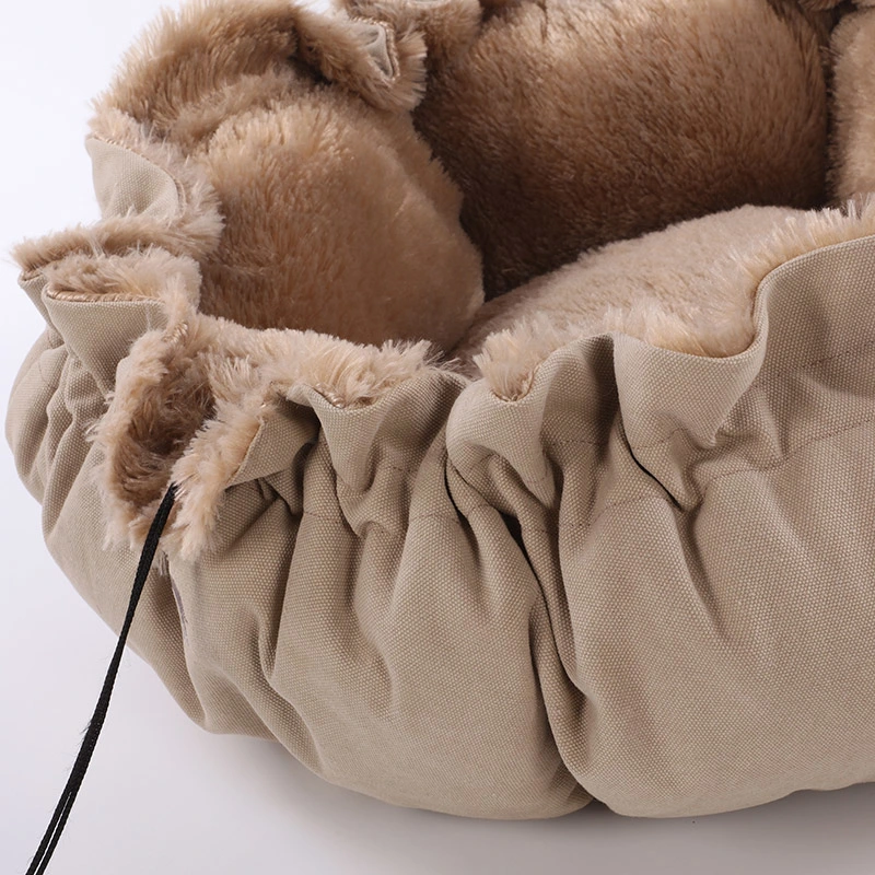 Brand Advanced Sherpa Round Cartoon Soft Beds for Home