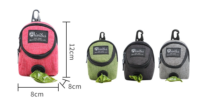 Pet Walking Bag Dog Leash Bag Stock Pet Harnesses Garbage Bag Storage Bag Dog Dispenser Excrement Pet Bag