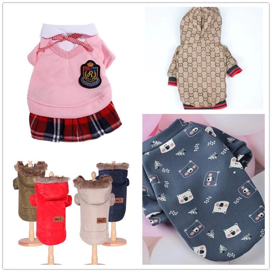 Hot Selling Luxury Designers Waterproof Pet Dogs Pet Clothes for Sale