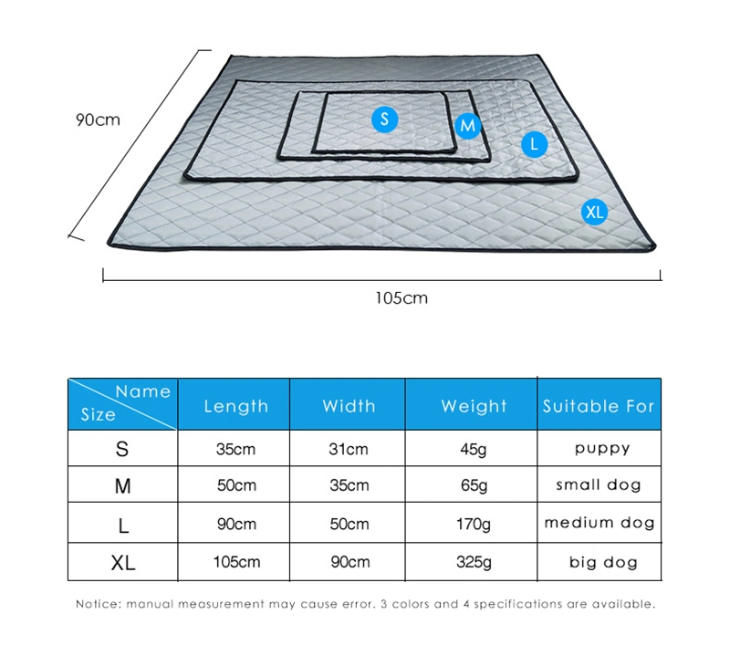 Pet Dogs Cooling Mat Anti-Slip Anti-Fouling Portable Car Pet Pad