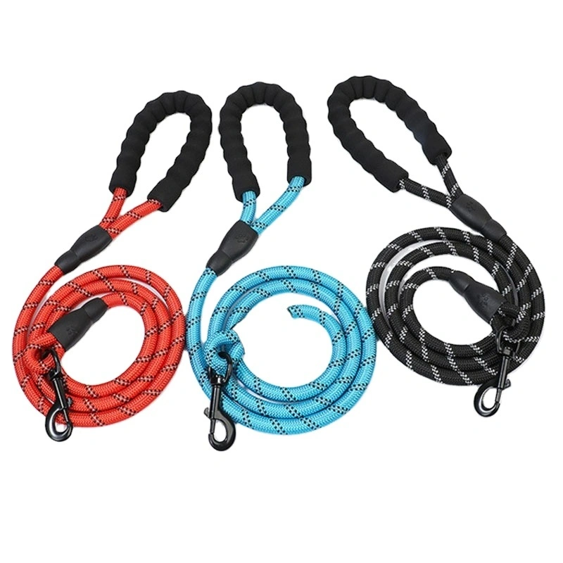 Pet Supplies Dog Rope Traction Rope Dog Multicolor Reflective Nylon Leash