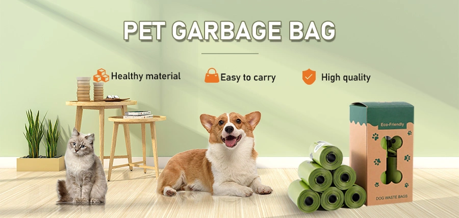 Good Product Dog Poop Bags Biodegradable Pet Garbage Bag Dog Poop Bag for Using When Walking a Dog