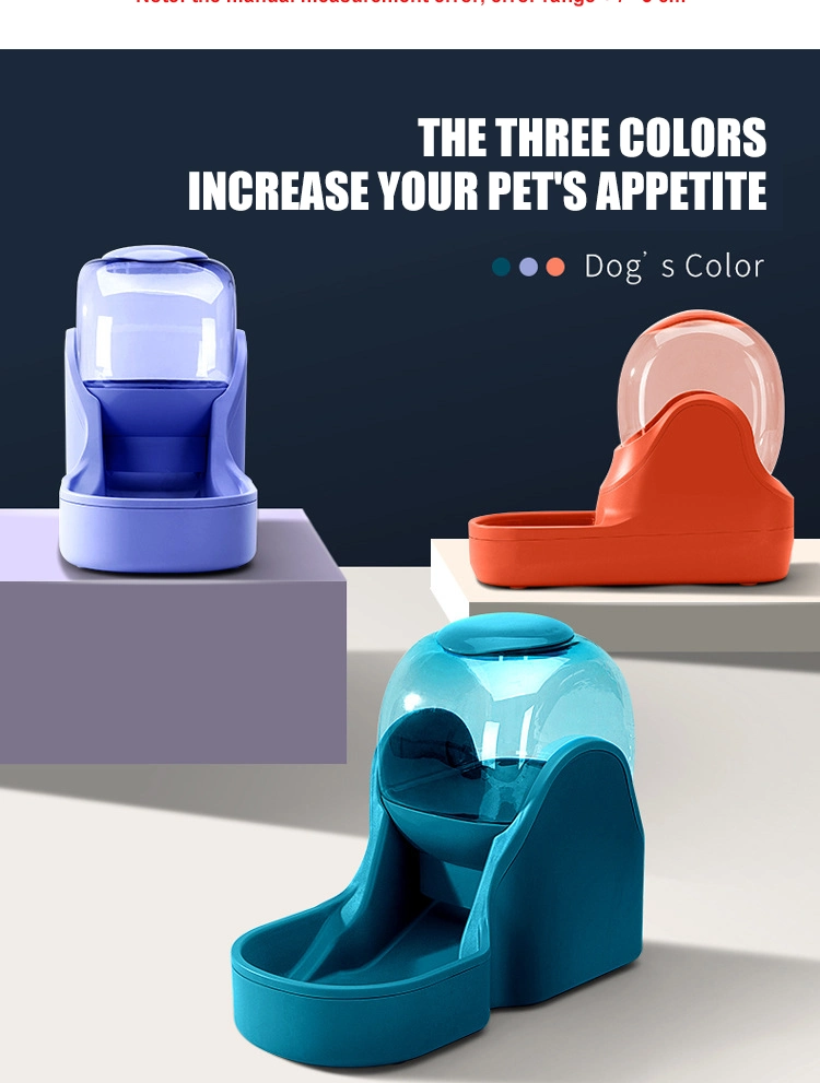 Wholesale 4 Colors Pet Feeder Automatic Dog Feeding Bowls