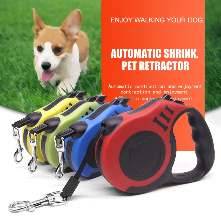 Factory Supply Reflective Pet Dog Leads Retractable Dog Leash