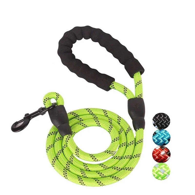 Pet Supplies Dog Rope Traction Rope Dog Multicolor Reflective Nylon Leash