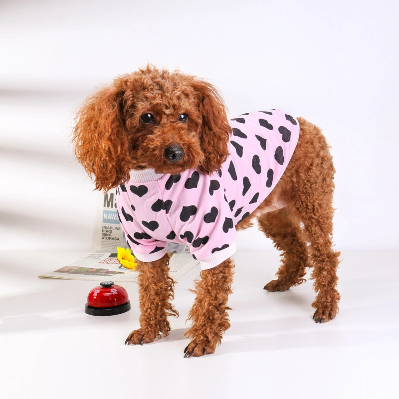 Wholesale Summer Designer Pet T-Shirts 100% Cotton Dog Clothes