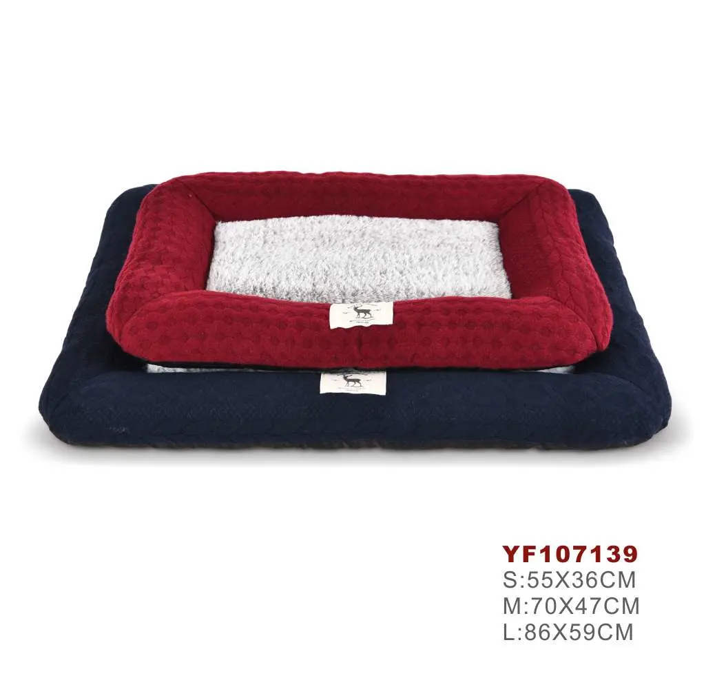 Luxury Christmas Pet Mat Gift, Factory Cheap Washable Pet Soft Bed