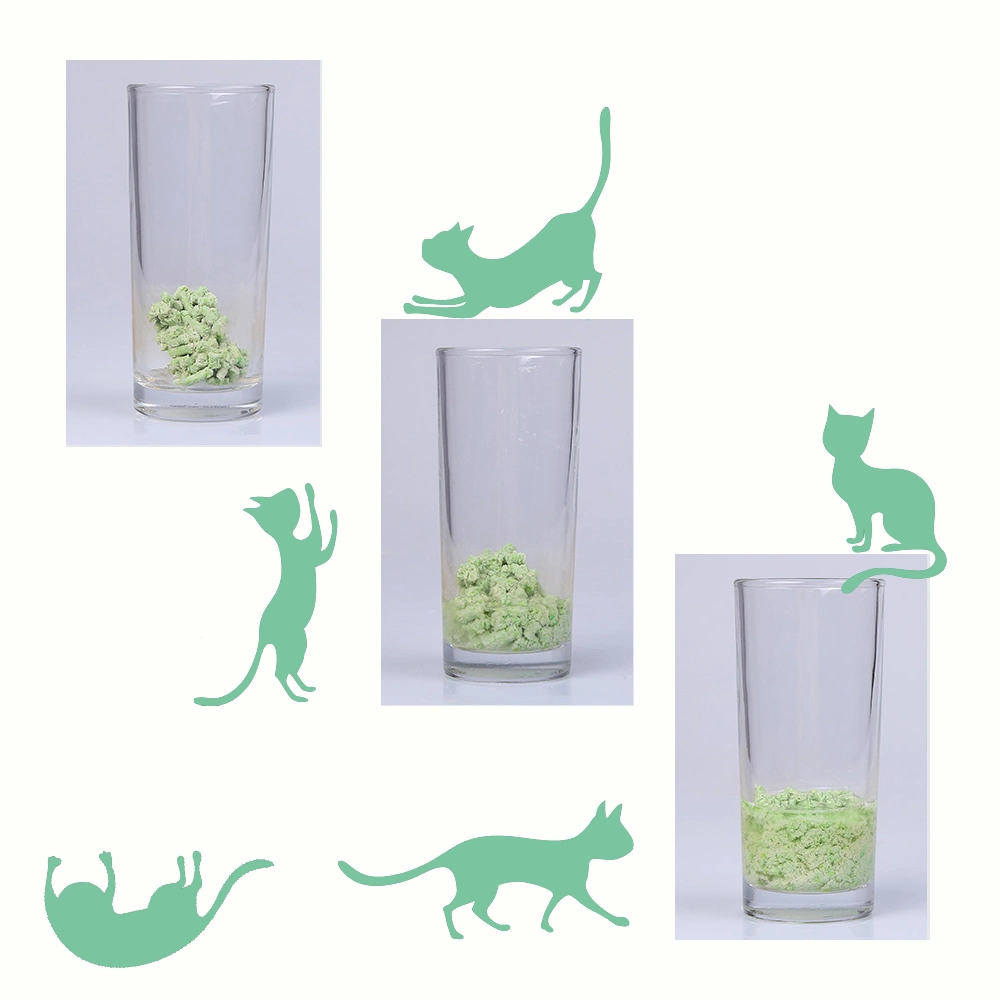 Plant Tofu Cat Litter with Peach, Green Tea, Lavender, Corn